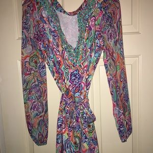 Lilly pulitzer beaded multi dress
